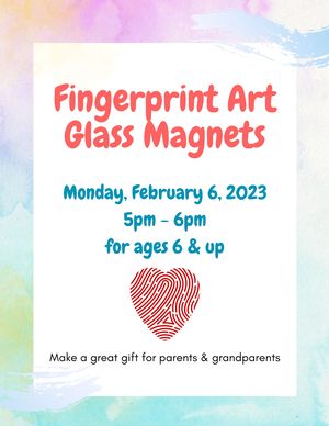 Fingerprint Art Glas